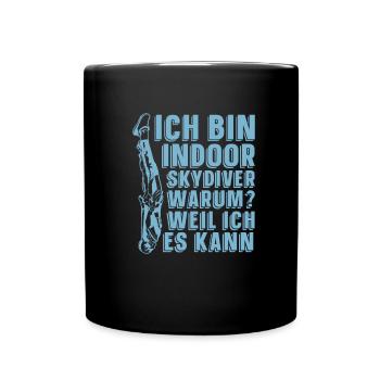 Indoor Skydiving - Full Colour Mug - black - Front