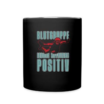 Indoor Skydiving - Full Colour Mug - black - Front