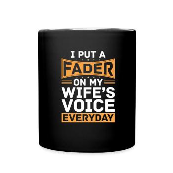 Tontechniker Sound Audio Engineer - Full Colour Mug - black - Front
