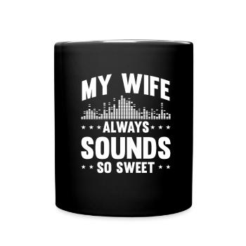 Tontechniker Sound Audio Engineer - Full Colour Mug - black - Front