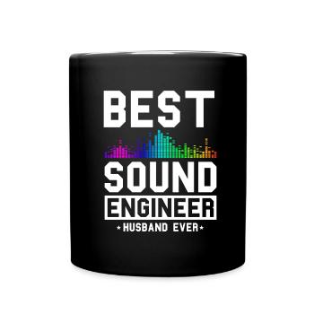 Tontechniker Sound Audio Engineer - Full Colour Mug - black - Front
