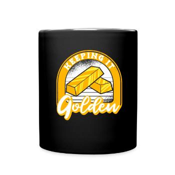 Gold Mining Gold Mine - Full Colour Mug - black - Front