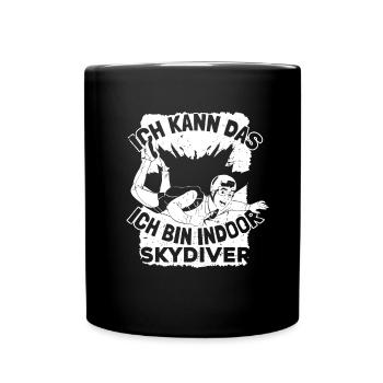Indoor Skydiving - Full Colour Mug - black - Front