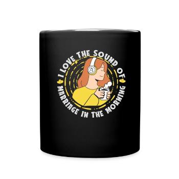 Ingénieur du son Tontechniker - Mug uni - noir - Devant