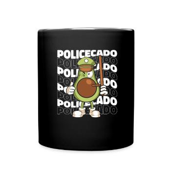 Officier de police Commissaire de police - Mug uni - noir - Devant