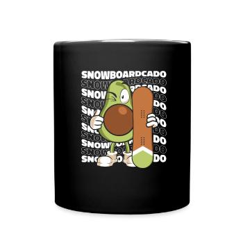 Snowboard Snowboarder Snowboarding - Full Colour Mug - black - Front