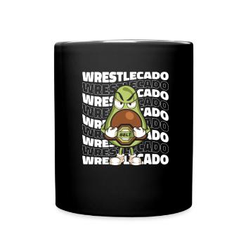 Wrestling Wrestler - Full Colour Mug - black - Front