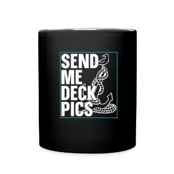 Voilier Voilier Sailor - Mug uni - noir - Devant