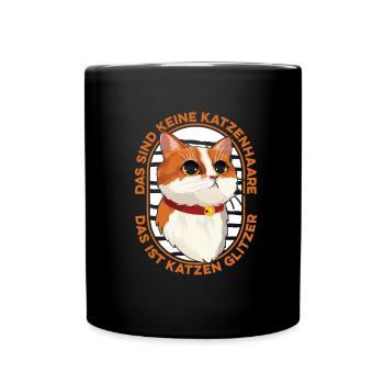 Cat Rental Cat Domestic Cat - Full Colour Mug - black - Front
