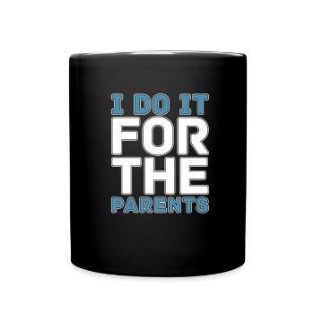 Hebamme Geburtshelfer - Tasse einfarbig - Schwarz - Vorne