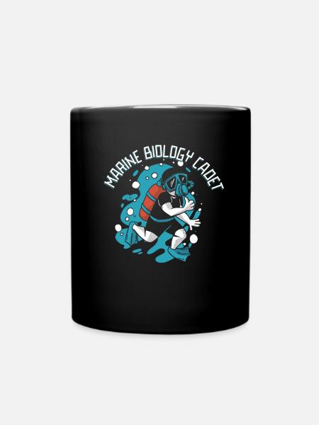 Meeresbiologie - Tasse einfarbig - Schwarz