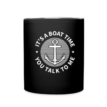 Voilier Voilier Sailor - Mug uni - noir - Devant