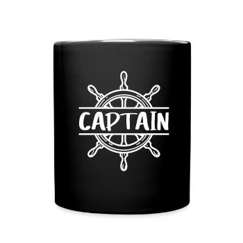 Voilier Voilier Sailor - Mug uni - noir - Devant