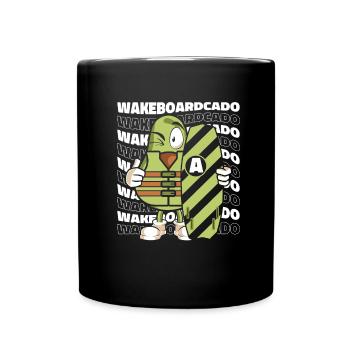 Wakeboarden Wakeboarding Wakeboard - Mug uni - noir - Devant