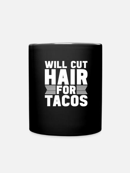 Friseur Frisör Haare Frisur Haarstylist - Tasse einfarbig - Schwarz
