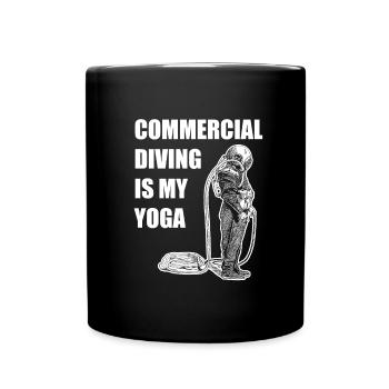 Scuba Diving Divers Diving - Full Colour Mug - black - Front
