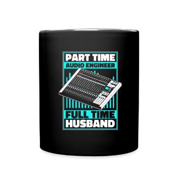 Tontechniker Sound Audio Engineer - Full Colour Mug - black - Front