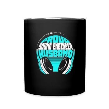Ingénieur du son Tontechniker - Mug uni - noir - Devant