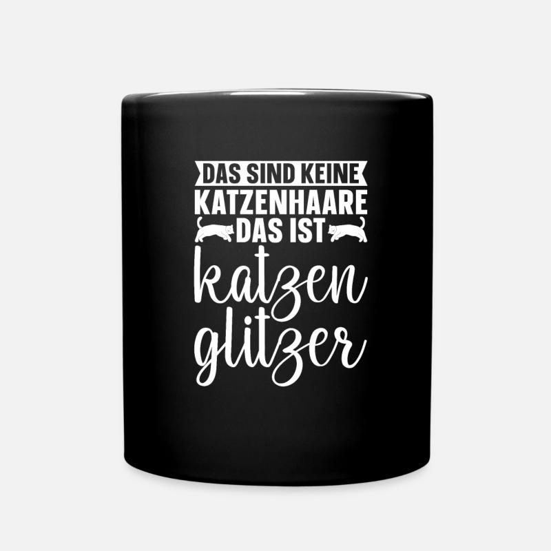 Katze Mietzekatze Hauskatze - Tasse einfarbig - Schwarz