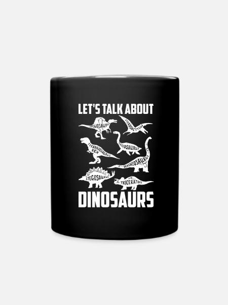 Dinosaurier Dino Paläonthologe - Tasse einfarbig - Schwarz