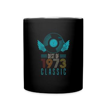 Best of 1973 Classic 49th Birthday Record - Mug uni - noir - Devant