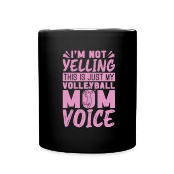 Volleyball Volleyball de plage - Mug uni - noir - Devant
