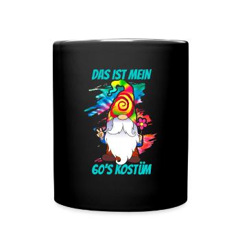 das ist mein 60's Kostüm - 1960er jahre - Tasse einfarbig - Schwarz - Vorne