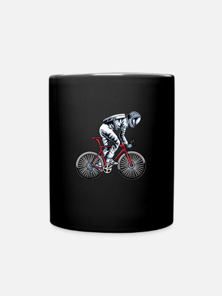 Rennrad Fahrrad Rennradfahrer Radsport Radsportler - Tasse einfarbig - Schwarz