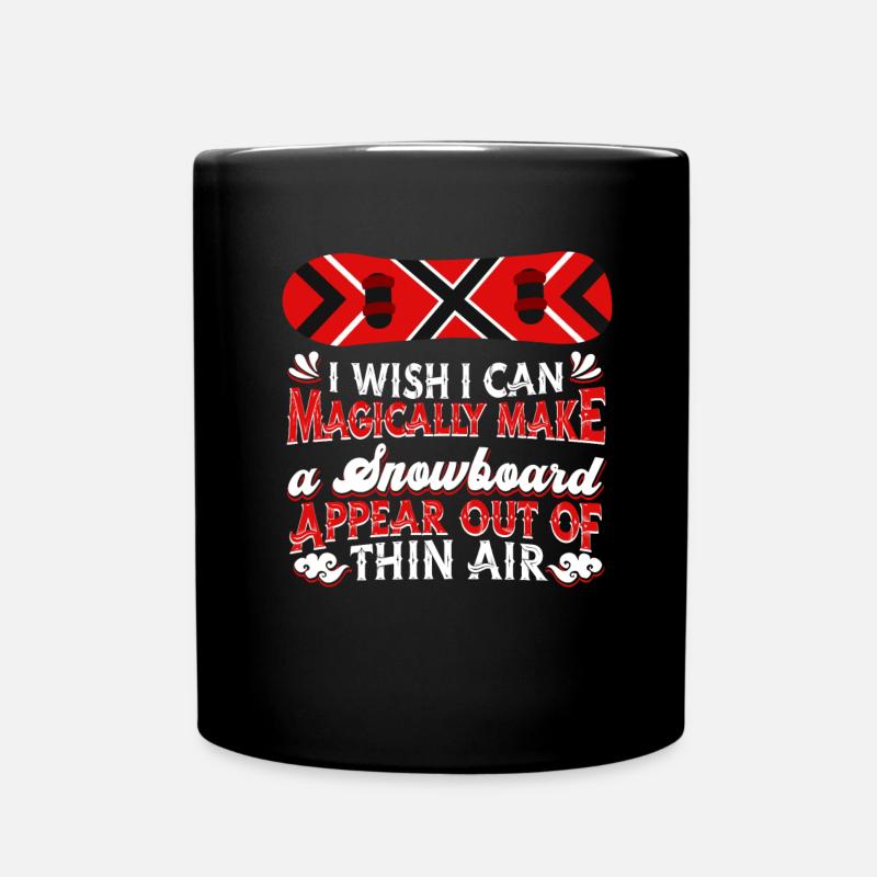 Snowboard Snowboarder Snowboarding - Full Colour Mug - black