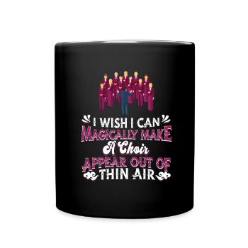 Choir Choir Singers - Full Colour Mug - black - Front