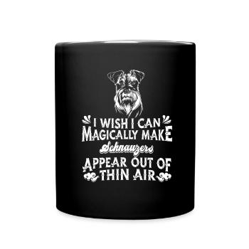 Schnauzer Chien Géant Schnauzer - Mug uni - noir - Devant