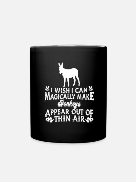 Âne - Mug uni - noir