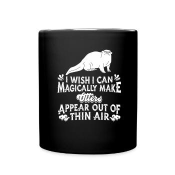 Otter - Full Colour Mug - black - Front