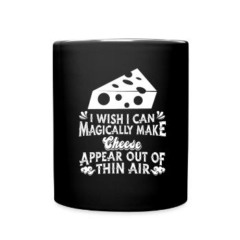 Cheese - Full Colour Mug - black - Front