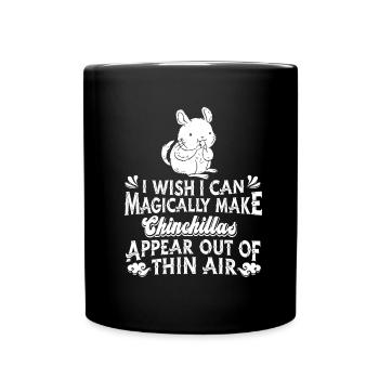 Chinchilla - Tasse einfarbig - Schwarz - Vorne