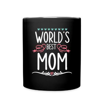 Mama Muttertag Geschenkidee Schwanger - Tasse einfarbig - Schwarz - Vorne