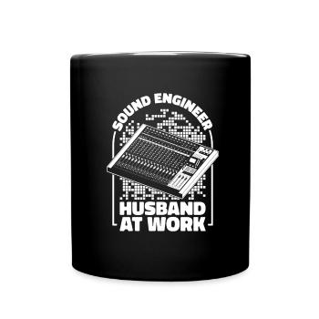 Tontechniker Sound Audio Engineer - Full Colour Mug - black - Front