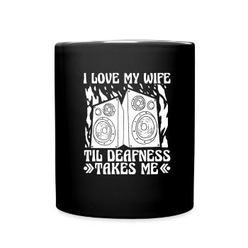 Tontechniker Sound Audio Engineer - Full Colour Mug - black - Front