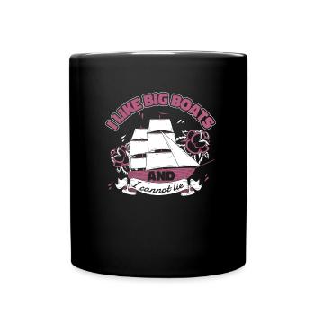 Voilier Voilier Sailor - Mug uni - noir - Devant