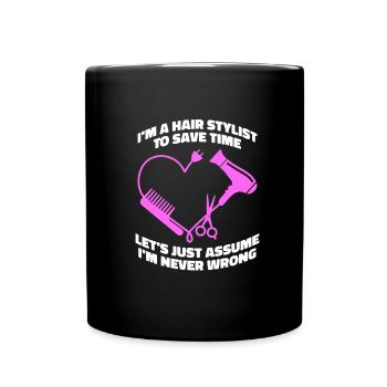 Coiffeur Coiffeur Coiffure Coiffure Coiffure Coiffure - Mug uni - noir - Devant
