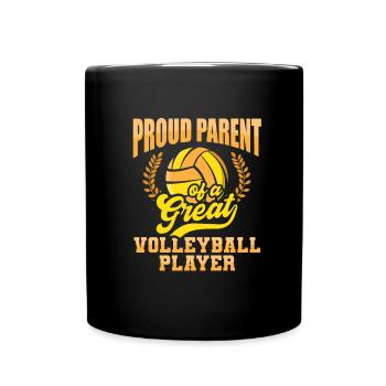 Volleyball Beach Volleyball - Full Colour Mug - black - Front