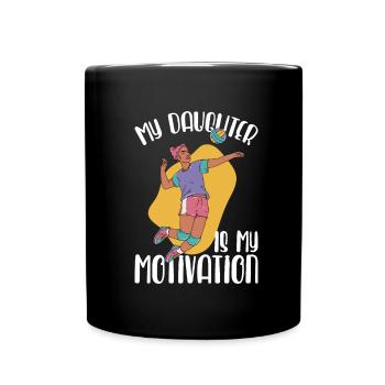 Volleyball Volleyball de plage - Mug uni - noir - Devant