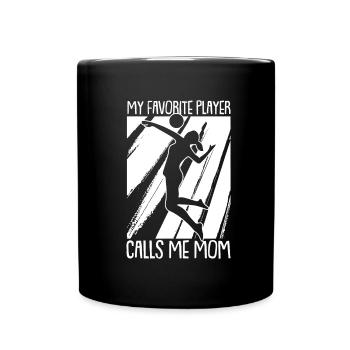 Volleyball Beach Volleyball - Full Colour Mug - black - Front