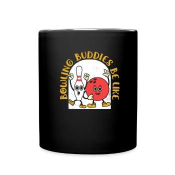 Bowling - Tasse einfarbig - Schwarz - Vorne