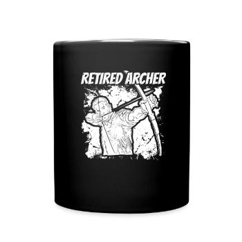 Tir à l’arc Flèche Tir à l’arc Tir à l’arc - Mug uni - noir - Devant
