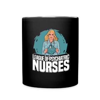Infirmier - Mug uni - noir - Devant