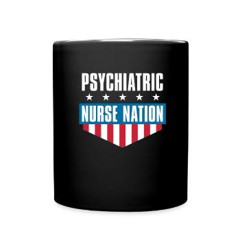 Infirmier - Mug uni - noir - Devant