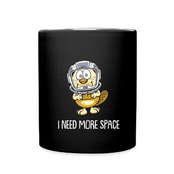 Biber - Tasse einfarbig - Schwarz - Vorne