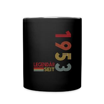 Geburtstag Geboren 1953 Mann Legendär seit 1953 - Tasse einfarbig - Schwarz - Vorne