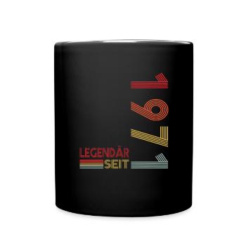 Geburtstag Geboren 1971 Mann Legendär seit 1971 - Tasse einfarbig - Schwarz - Vorne